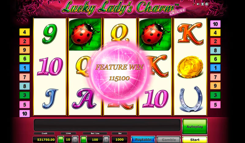 Lucky Lady Charm игровой автомат